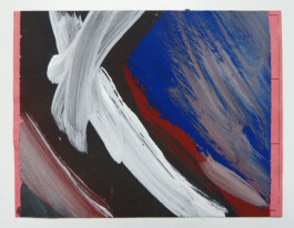 Abstraktes Bild auf einer Karteikarte.