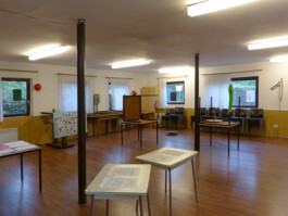 Ansicht des Ausstellungsraums.