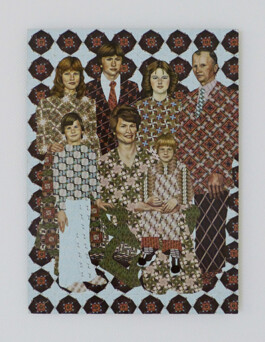 Gemälde einer Familie.